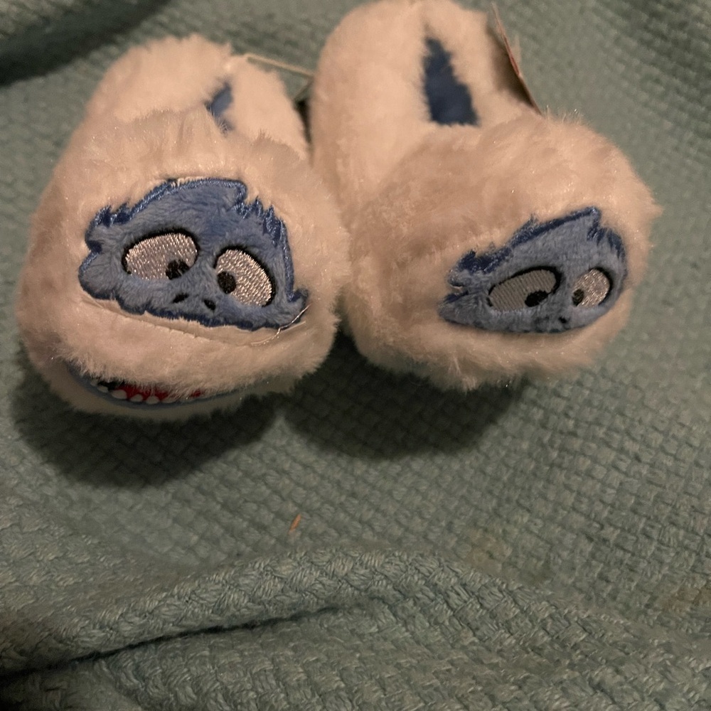 Abominable Snowman Bumble Slippers Kids Size 2 - Rudolph The Red Nosed Reindeer